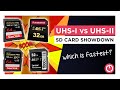 SD Cards - UHS-I vs UHS-II - Speed Testing Different Cards