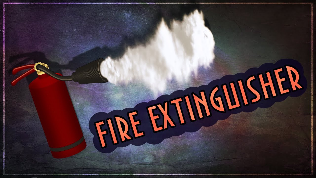 Сyber ASMR Animation Fire Extinguisher + Green Screen Footage YouTube