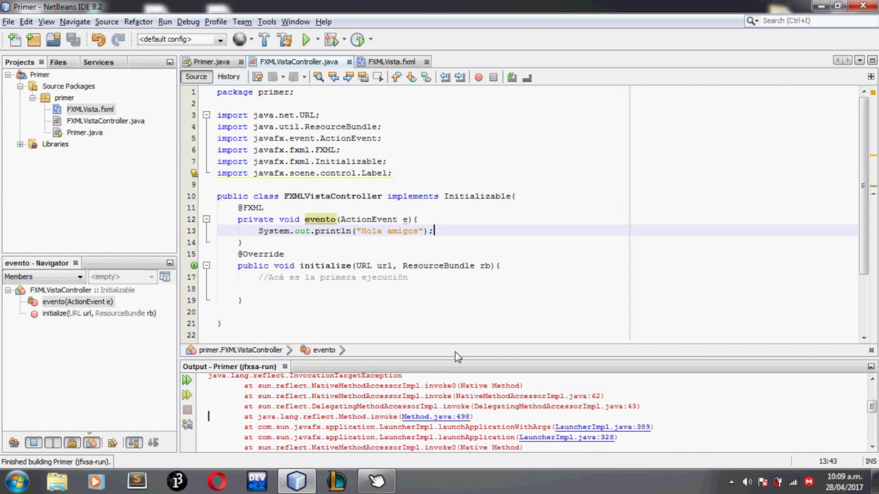 Tutorial JavaFx con Netbeans y Scene builder en español parte 2 - YouTube