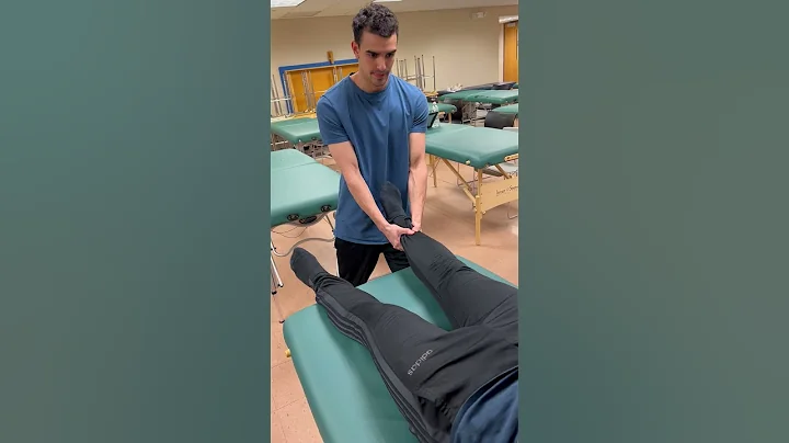 preforming long axis hip manipulation