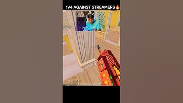 2 STREAMER VS @T1SCARE🔥😈 #bgmi #pubgmobile #pubg #shorts