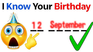 I will Show Your Birthday In This Video!! 🤯 (2025)