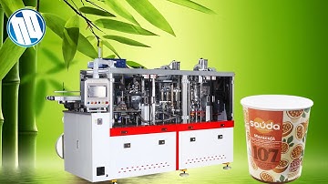 High Speed Paper Cup Machine for 1000ml Ice Cream Container