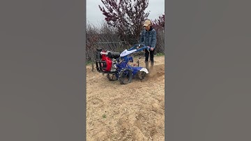 Cultivator Rotary Tilling Operation One machine with multiple functions saves time labor👍
