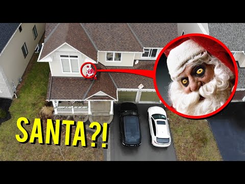 DRONE CATCHES SANTA CLAUS ON CHRISTMAS DAY DELIVERING PRESENTS!! (YOU WON'T BELIEVE IT)