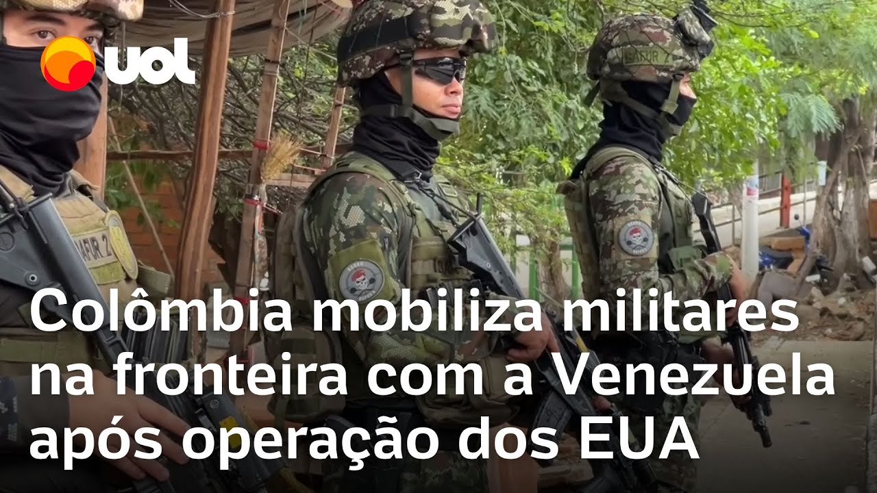 Colômbia mobiliza forças militares na fronteira com a Venezuela diante de operação dos EUA