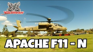 New WOLFBUSH F11-N Apache RC ATTACK Helicopter #RTRHobby