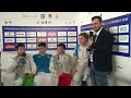 Europei Cadetti e Giovani Napoli 2024 intervista Squadra Fioretto maschile giovani
