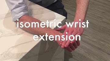 isometric wrist extension
