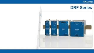 DRF 120W-960W Single Output High Efficiency DIN Rail Mount Power Supplies Video