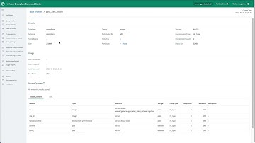 Greenplum Command center(GPCC) Table browser feature