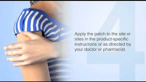How to Properly Apply a Transdermal Patch