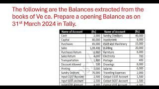 Enter Opening Balance in TallyPrime | Enter the Opening Balance the Debit or Credit Balance in tally