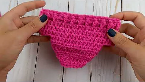 Easy Crochet Pattern for Preemie Diaper Cover