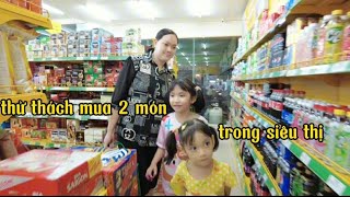 Thử mua 2 món bất kì trong siêu thị #shorts