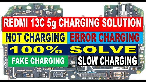 Redmi 13C 5g Charging Problem Solution | Not Charging | Error Charging | Fake Charging Solution