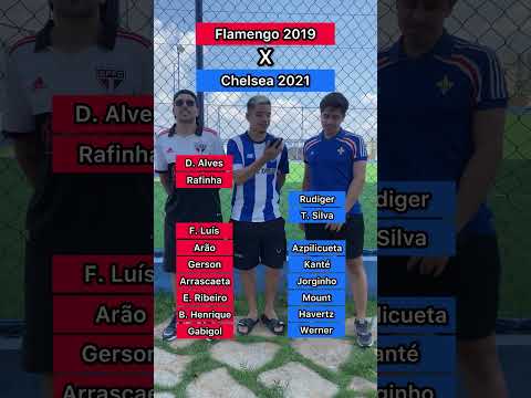 Flamengo 2019 x Chelsea 2021! #futebol #flamengo #chelsea #libertadores #championsleague