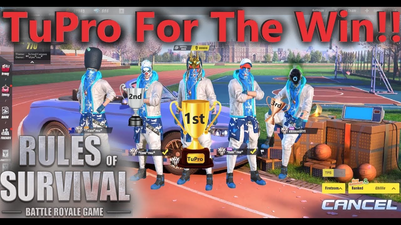 Leading the Squad to High Kill Win!! - Rules of Survival