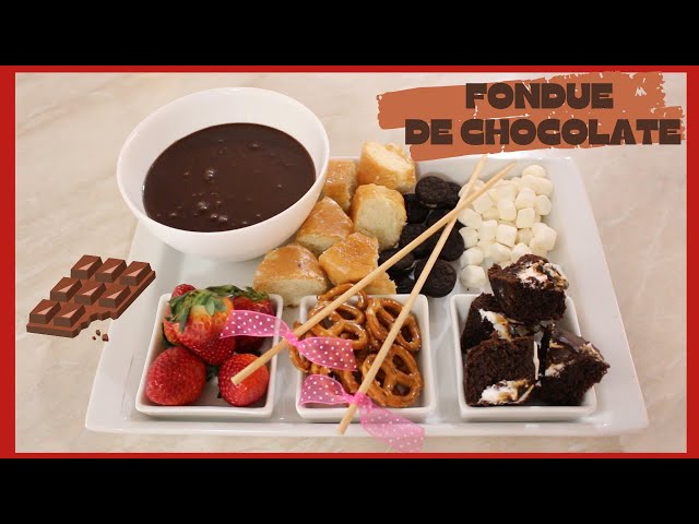 Fondue de chocolate: cómo preparar esta rápida y sencilla receta