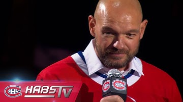 Andrei Markov addresses fans at the Bell Centre | FULL SPEECH