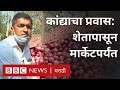Farmer protest : शेतापासून APMC Market पर्यंत कांदा onion कसा जातो? । Maharashtra Farmers