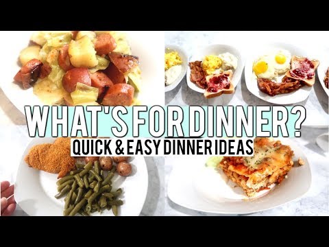 WHAT'S FOR DINNER | WEEK OF MEALS | QUICK & EASY DINNER IDEAS