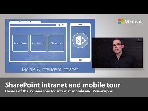 The Mobile & Intelligent Intranet: SharePoint sites and PowerApps