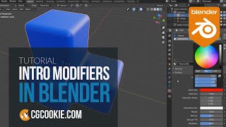 Intro to Array, Bevel, Boolean and Mirror Modifiers in Blender