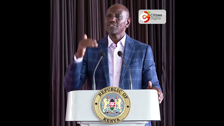 President Ruto promises protection to the police.