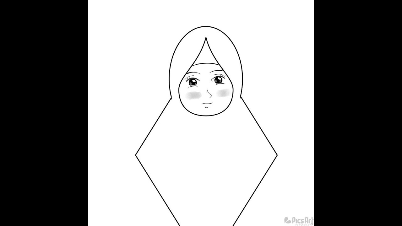 Cara Membuat Gambar Kartun Hijab Keren Bestkartun