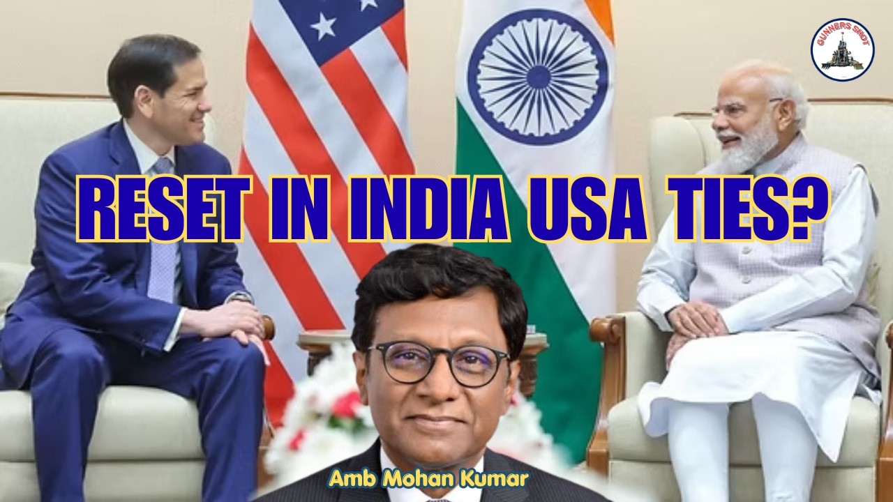 Gunners Shot Clips :  RESET IN INDIA USA TIES / DR MOHAN KUMAR