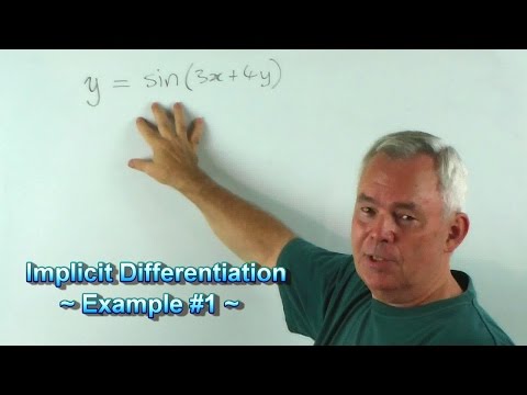 Implicit Differentiation ~ First Example