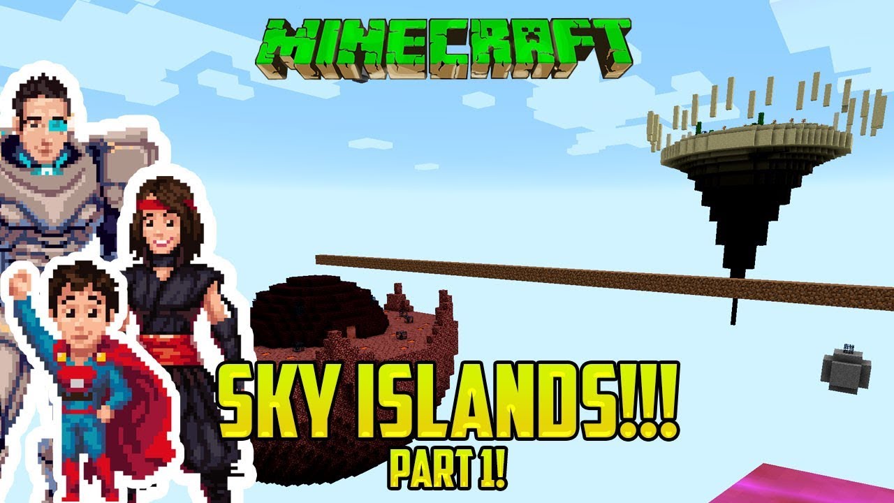 Minecraft: SKY ISLANDS! PART 1! (Capture the Monument mod/map!)