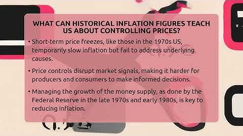 What Can Historical Inflation Figures Teach Us About Controlling Prices? - Inflation Insight Channel