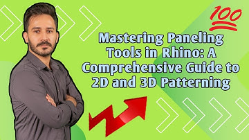 Het beheersen van paneelgereedschappen in Rhino: een uitgebreide gids voor 2D- en 3D-patronen
