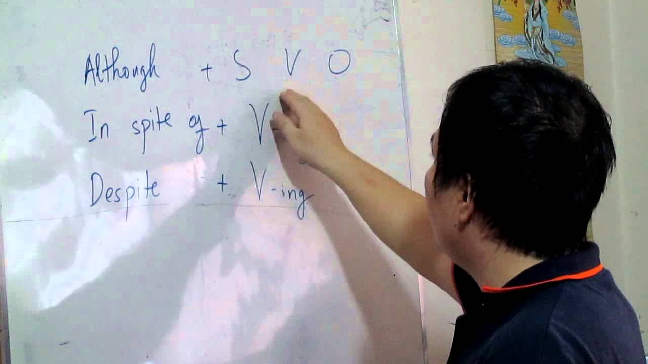 although, despite và in spite of - YouTube