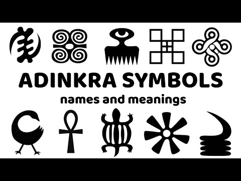 ADINKRA SYMBOLS AND MEANINGS