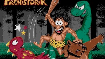 Prehistorik (PC/DOS) 1991, Titus (Unlimited Health & No-Hit)