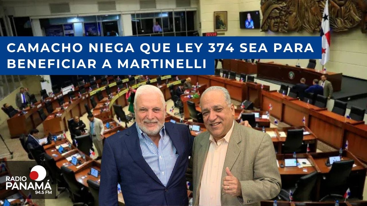 Camacho defiende reforma judicial y niega que favorezca a Martinelli