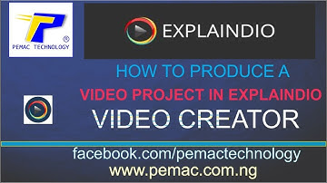 HOW TO PRODUCE A VIDEO PROJECT IN EXPLAINDIO VIDEO CREATOR
