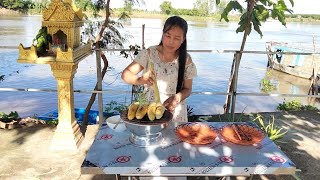 របៀបធ្វើ ទឹកខ្ទិះដូង ពោតអាំងអោយមានរស់ជាតិ(ឆ្ងុយឆ្ងាញ់រូបមន្ដ2022)ម្ហូបខ្មែរ,khmer food