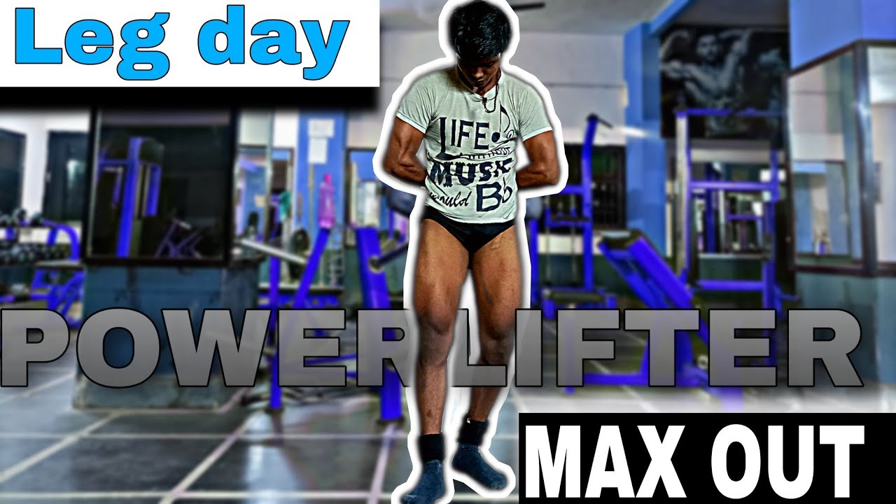POWERLIFTER HEAVY LEG DAY TRY 150KG MAX OUT 😇NEW PR 🙂 YouTube