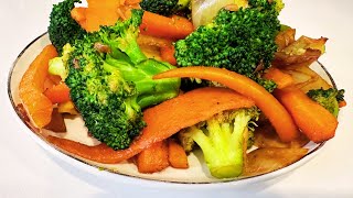 Quick recipe for one pan-fried broccoli and carrots | Delicious & Super Quick broccoli recipe by Foodiestip 4,396 views 2 months ago 3 minutes, 24 seconds