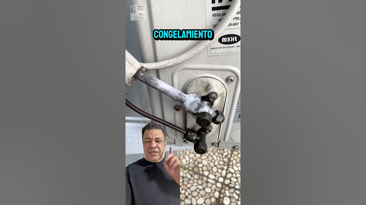 Tres posibles causas del congelamiento de la tubería de succión
