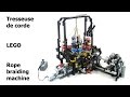 Tresseuse de corde en LEGO  -  LEGO rope draiding machine