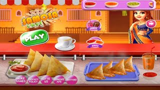 Indian Samosa Recipe🍜🧆II Cooking in the Kitchen🍜II Samosa Cooking & Serving Games II Baby lost game👶 screenshot 4