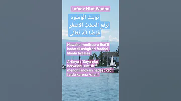 NIAT WUDHU DAN ARTINYA Music Musik Doa 