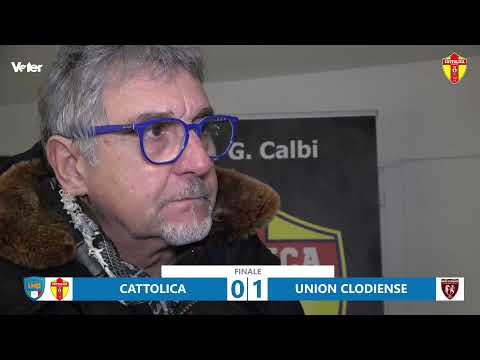 Icaro Sport. Cattolica-Union Clodiense 0-1, il dopogara di Bardi