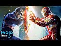 Top 10 MIGLIORI scene EROE vs. EROE nei FILM di SUPEREROI!