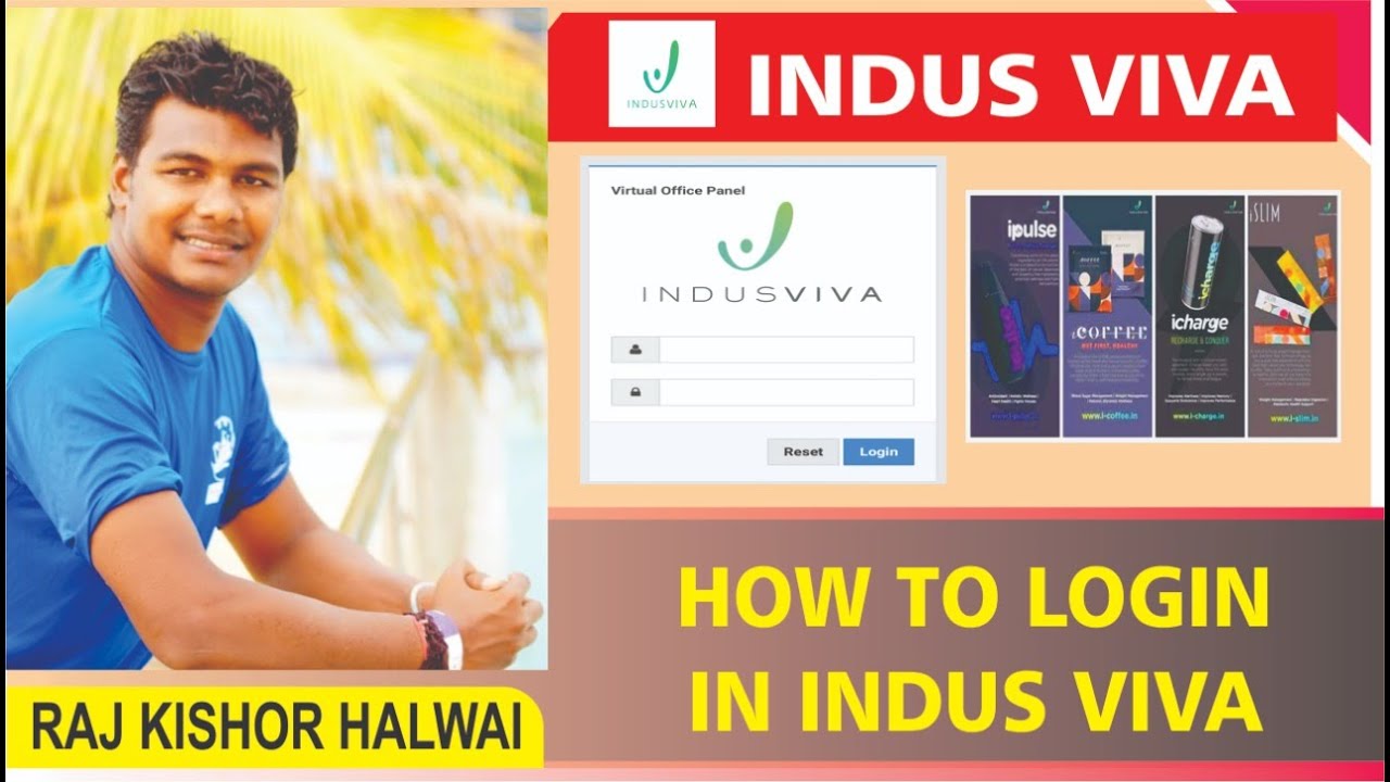Login in Indusviva by Mobile | By Raj Kishor halwai Call 9827916279 -  YouTube